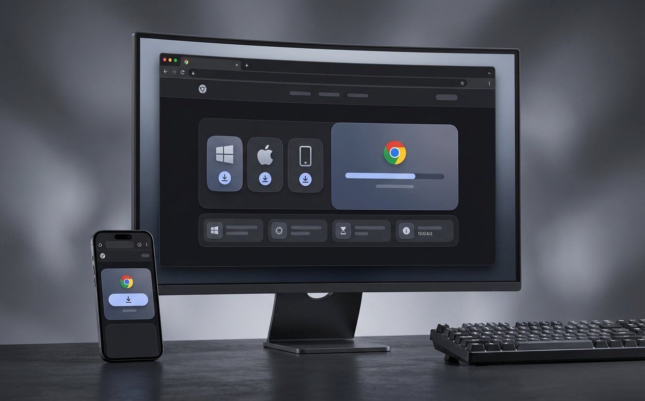 Chrome浏览器下载安装界面